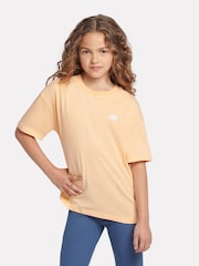 New Balance Pink Small Girls Logo 100% Cotton T-Shirt - Image 1 of 9