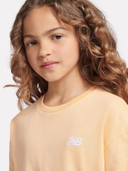 New Balance Pink Small Girls Logo 100% Cotton T-Shirt - Image 4 of 9