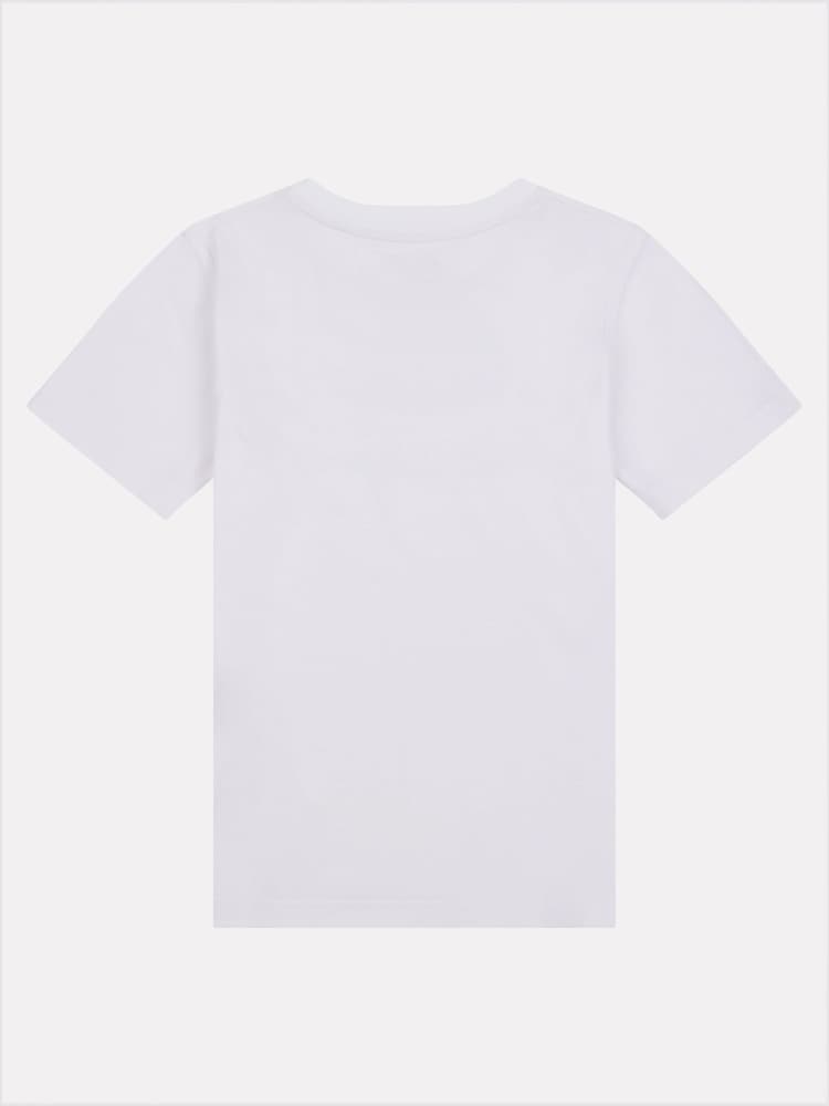 Wit - New Balance T-shirt met gestapeld logo voor meisjes - Image 8 of 9