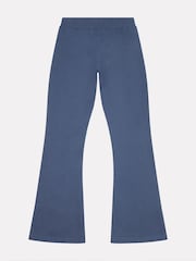 New Balance Blue Girls Small Logo Flare Leggings - Image 8 of 9