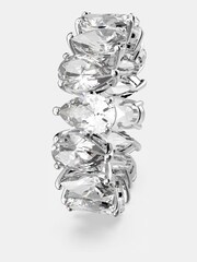 Swarovski White Drop Cut Rhodium Plated Vittore Ring - Image 3 of 9