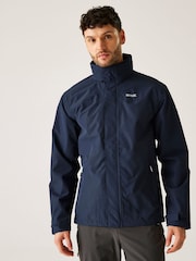 Regatta Navy Blue Mens Matt II Waterproof Jacket - Image 1 of 7