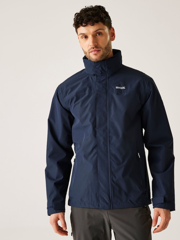 Regatta Navy Blue Mens Matt II Waterproof Jacket - Image 1 of 7