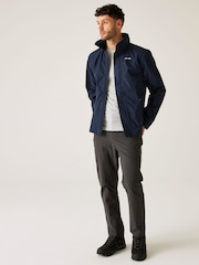 Regatta Navy Blue Mens Matt II Waterproof Jacket - Image 3 of 7