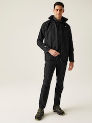 Regatta Black Mens Calderdale VI Waterproof Jacket - Image 3 of 9