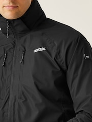 Regatta Black Mens Calderdale VI Waterproof Jacket - Image 4 of 9