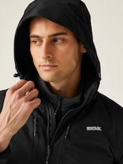 Regatta Black Mens Calderdale VI Waterproof Jacket - Image 5 of 9