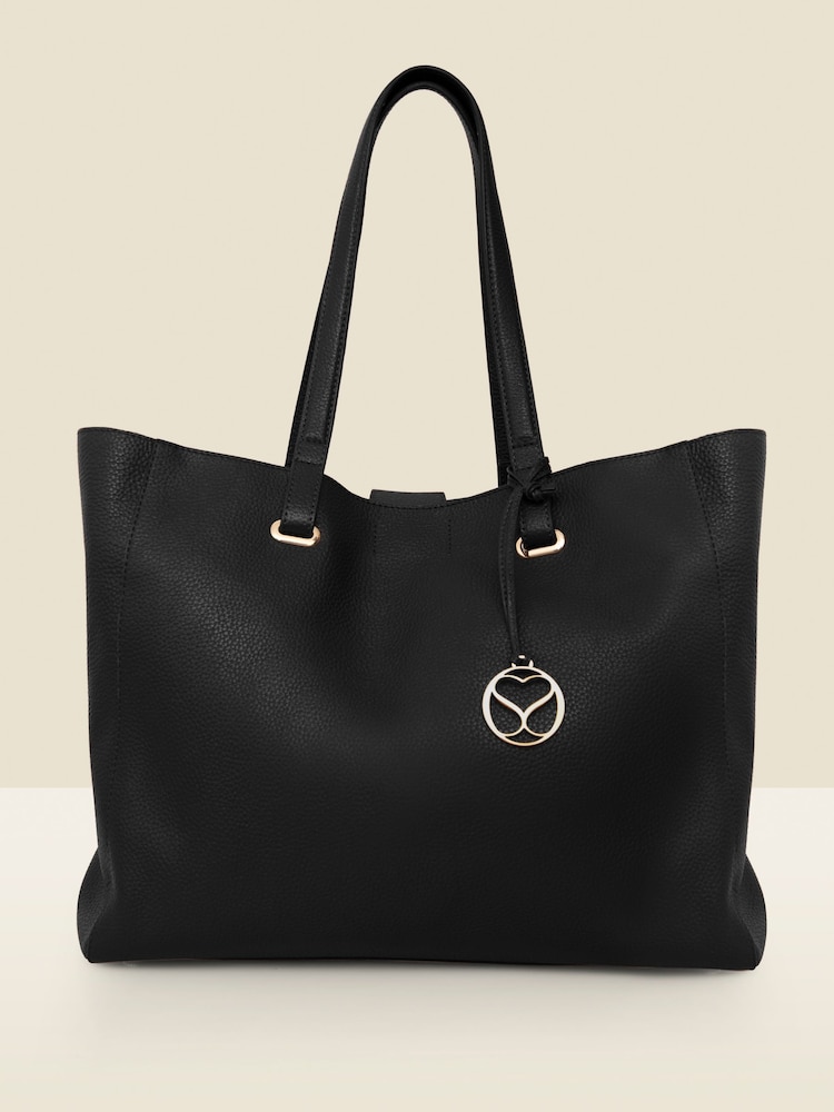 Sosandar Black Large Tote Bag - Image 1 of 5 Sosandar Black Large Tote Bag - Image 1 of 5