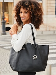 Sosandar Black Large Tote Bag - Image 5 of 5