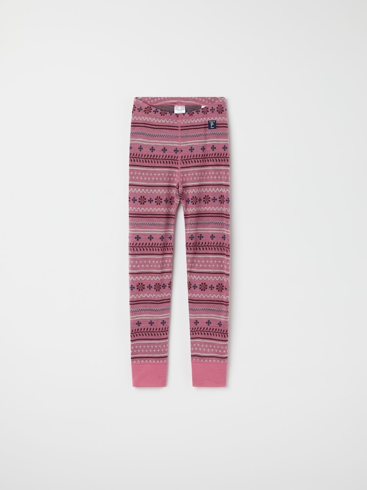 Roze - Polarn O. Pyret Scandinavische thermische top van merinowol - Image 1 of 3