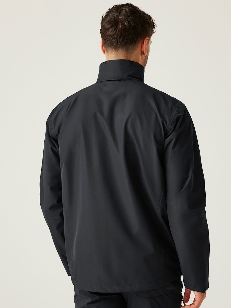 Regatta Black Mens Matt II Waterproof Jacket - Image 2 of 7