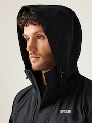Regatta Black Mens Matt II Waterproof Jacket - Image 3 of 7