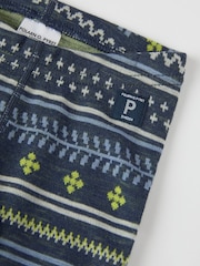 Polarn O. Pyret Blue Merino Wool Nordic Thermal Top - Image 5 of 5