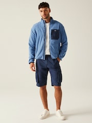 Regatta Blue Mens Frankie Full Zip Fleece - Image 3 of 7