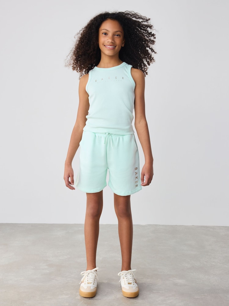 Baker by Ted Baker 2 Piece Racer Vest and Sweat Shorts Set - Image 1 of 14
