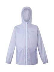 Regatta Purple Kids Waterproof Pack It Jacket III - Image 6 of 9