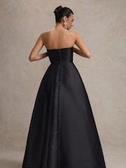 Club L London Universe Bandeau Puff-Skirt Split Maxi Dress - Image 2 of 6