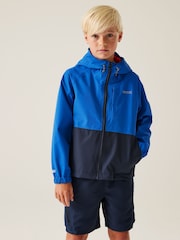 Regatta Blue Kids Hanleigh II Waterproof Jacket - Image 1 of 9