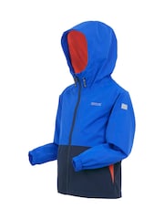 Regatta Blue Kids Hanleigh II Waterproof Jacket - Image 9 of 9