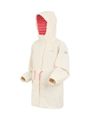Regatta Cream Girls Ballina Waterproof Jacket - Image 3 of 3