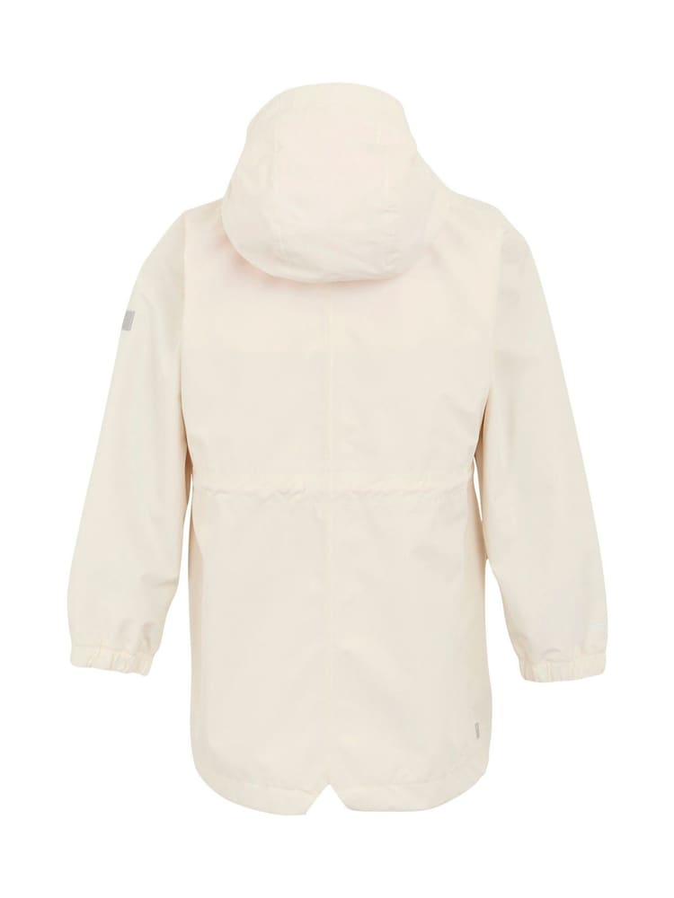 Regatta Cream Girls Ballina Waterproof Jacket - Image 6 of 7