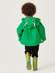 Regatta Green Kids Animal Print Waterproof Jacket - Image 4 of 7