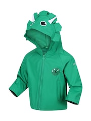 Regatta Green Kids Animal Print Waterproof Jacket - Image 7 of 7