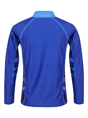 Regatta Blue Kids Hoku Long Sleeve Rash Vest - Image 6 of 7