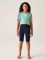 Regatta Blue Dark Junior Kids Short Wetsuit - Image 3 of 8