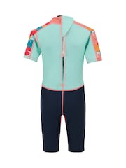 Regatta Blue Dark Junior Kids Short Wetsuit - Image 8 of 8