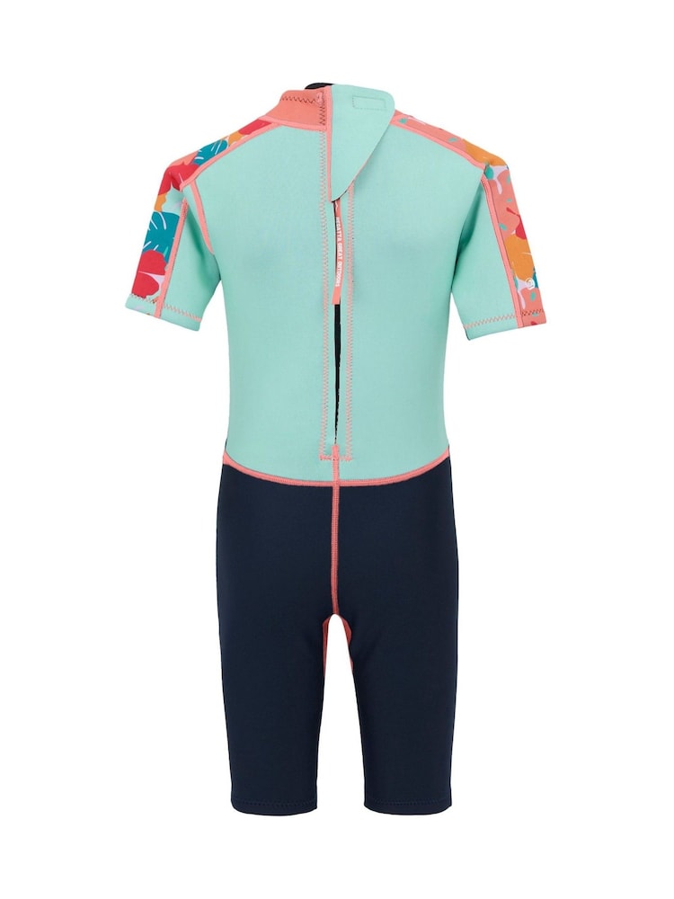 Regatta Blue Dark Junior Kids Short Wetsuit - Image 8 of 8