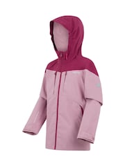 Regatta Pink Kids Highton VI Waterproof Jacket - Image 3 of 3