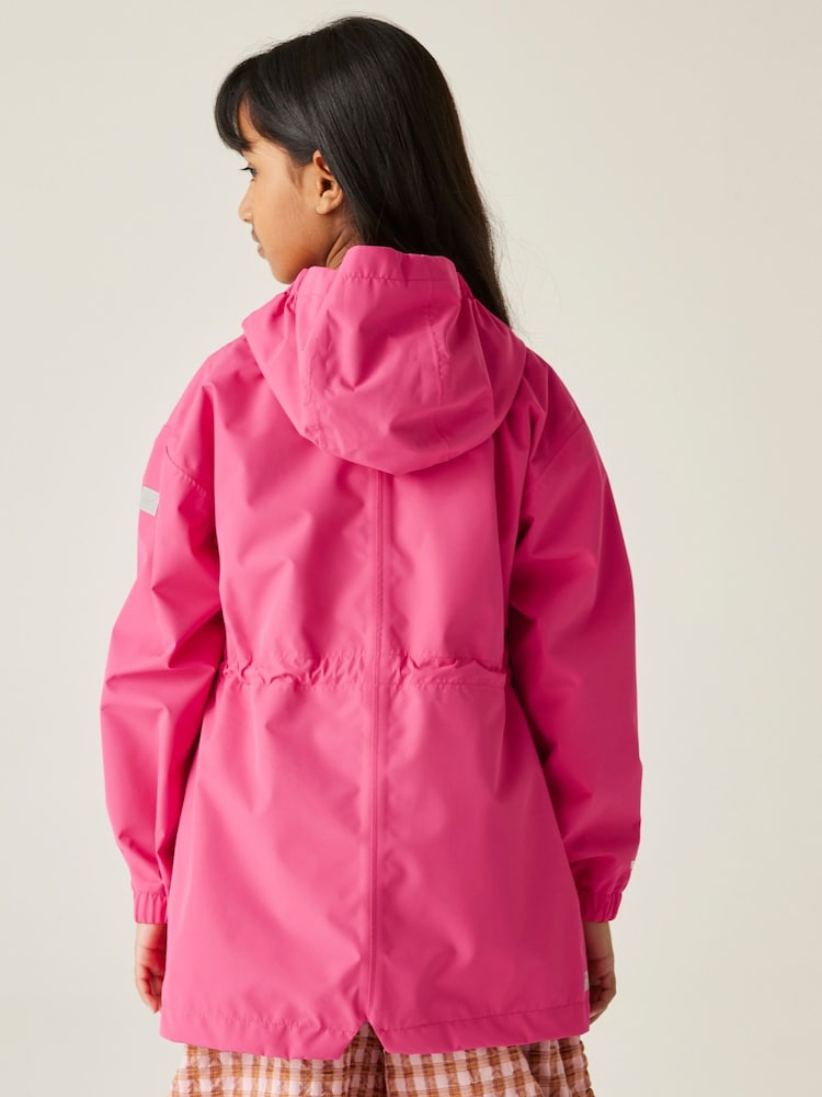 Regatta Pink Girls Ballina Waterproof Jacket - Image 2 of 9