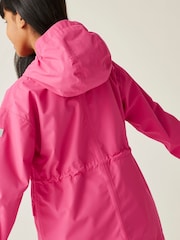 Regatta Pink Girls Ballina Waterproof Jacket - Image 5 of 9