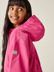 Regatta Pink Girls Ballina Waterproof Jacket - Image 6 of 9