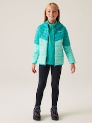 Regatta Blue Kids Hooded Hillpack III Padded Jacket - Image 3 of 8