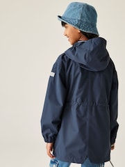 Regatta Blue Girls Ballina Waterproof Jacket - Image 2 of 8