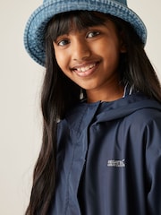 Regatta Blue Girls Ballina Waterproof Jacket - Image 5 of 8
