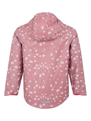 Regatta Pink Kids Lever II Waterproof Packaway Jacket - Image 2 of 3