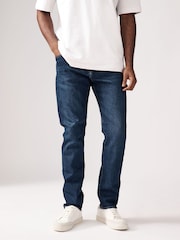 Умеренный синий - Джинсы классического кроя Armani Exchange - Image 1 of 5