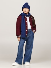 Tommy Hilfiger Small Blue Flag Beanie Scarf Giftpack - Image 5 of 6