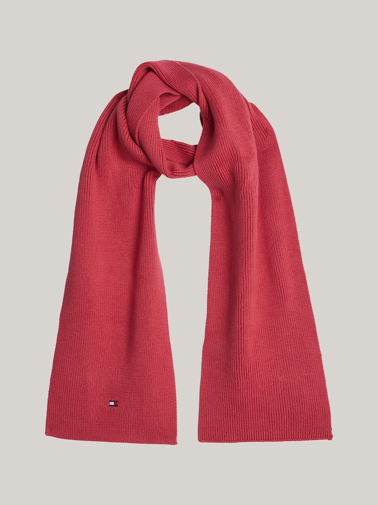 Tommy Hilfiger Small Pink Flag Beanie Scarf Giftpack - Image 3 of 3 Tommy Hilfiger Small Pink Flag Beanie Scarf Giftpack - Image 3 of 3