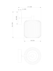 Amber Orange Freya Wall Spare Part for Q81285 - Image 4 of 4