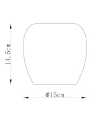 Clear Chester Flush Spare Part for E27994 - Image 3 of 3