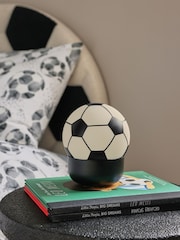 Black Pod Football Rechargeable Battery Operated Touch Table Lamp - Image 2 of 7