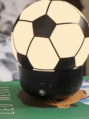 Black Pod Football Rechargeable Battery Operated Touch Table Lamp - Image 3 of 7