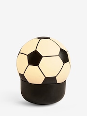 Black Pod Football Rechargeable Battery Operated Touch Table Lamp - Image 5 of 7