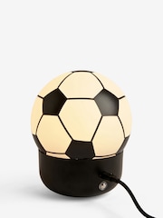 Black Pod Football Rechargeable Battery Operated Touch Table Lamp - Image 6 of 7