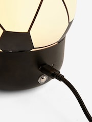 Black Pod Football Rechargeable Battery Operated Touch Table Lamp - Image 7 of 7
