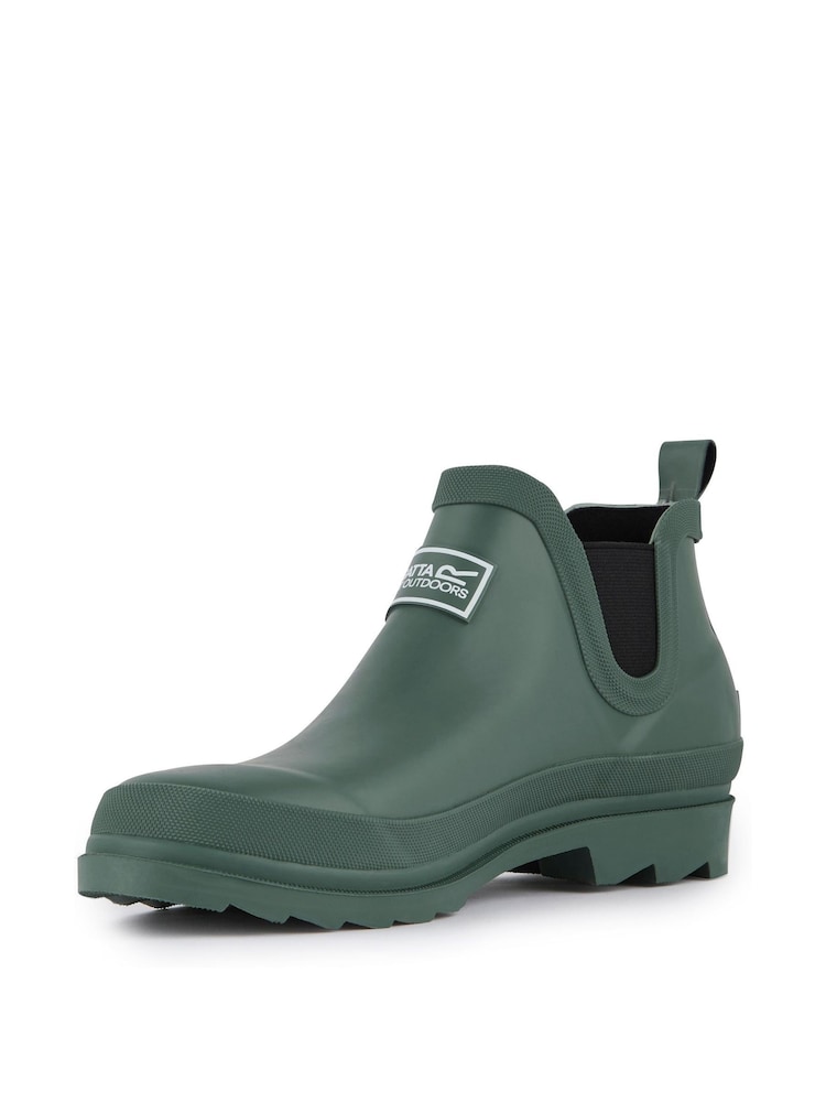 Regatta Green Womens Harper Low Wellies - Image 2 of 6 Regatta Green Womens Harper Low Wellies - Image 2 of 6